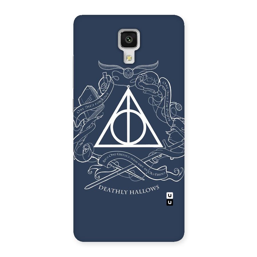 Triangle Blue Back Case for Xiaomi Mi 4