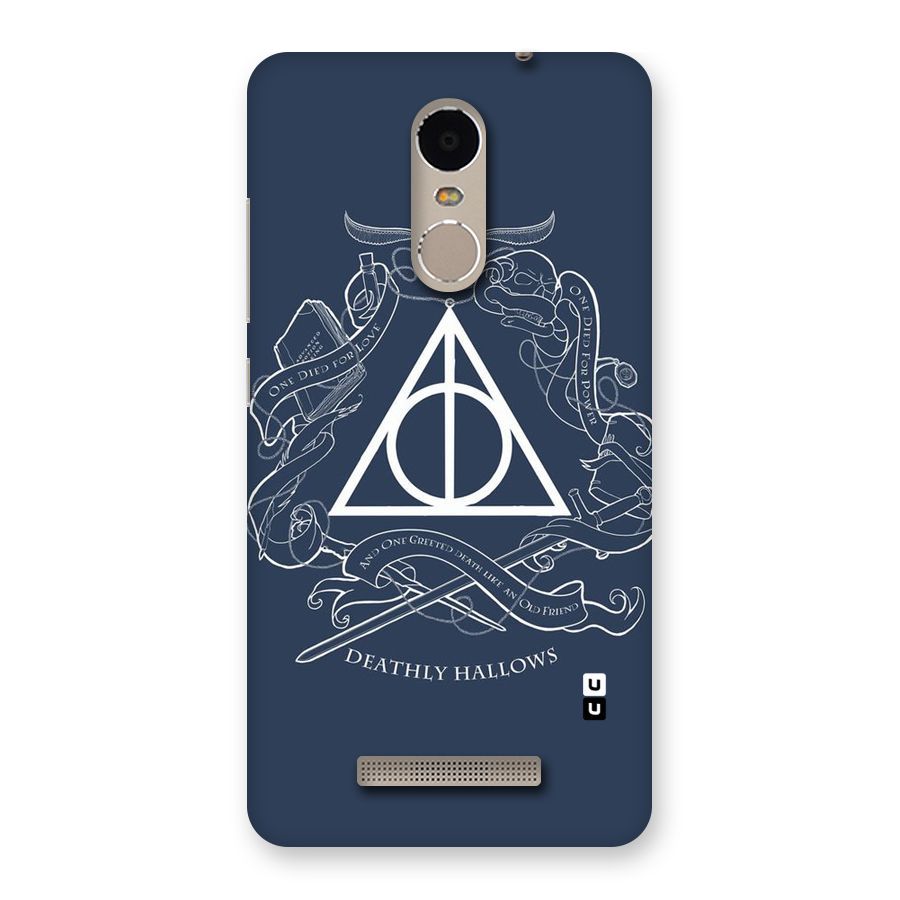Triangle Blue Back Case for Xiaomi Redmi Note 3
