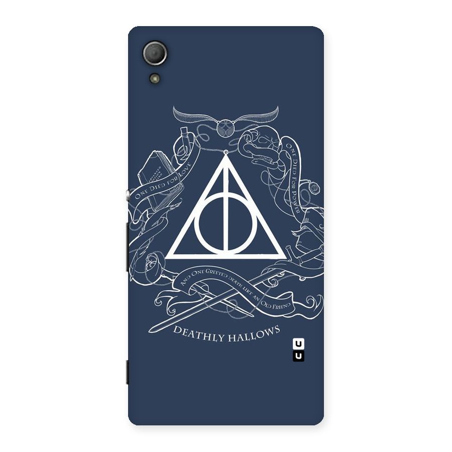 Triangle Blue Back Case for Xperia Z3 Plus