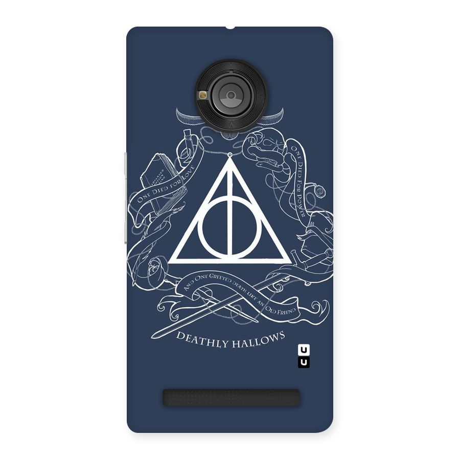 Triangle Blue Back Case for Yu Yuphoria