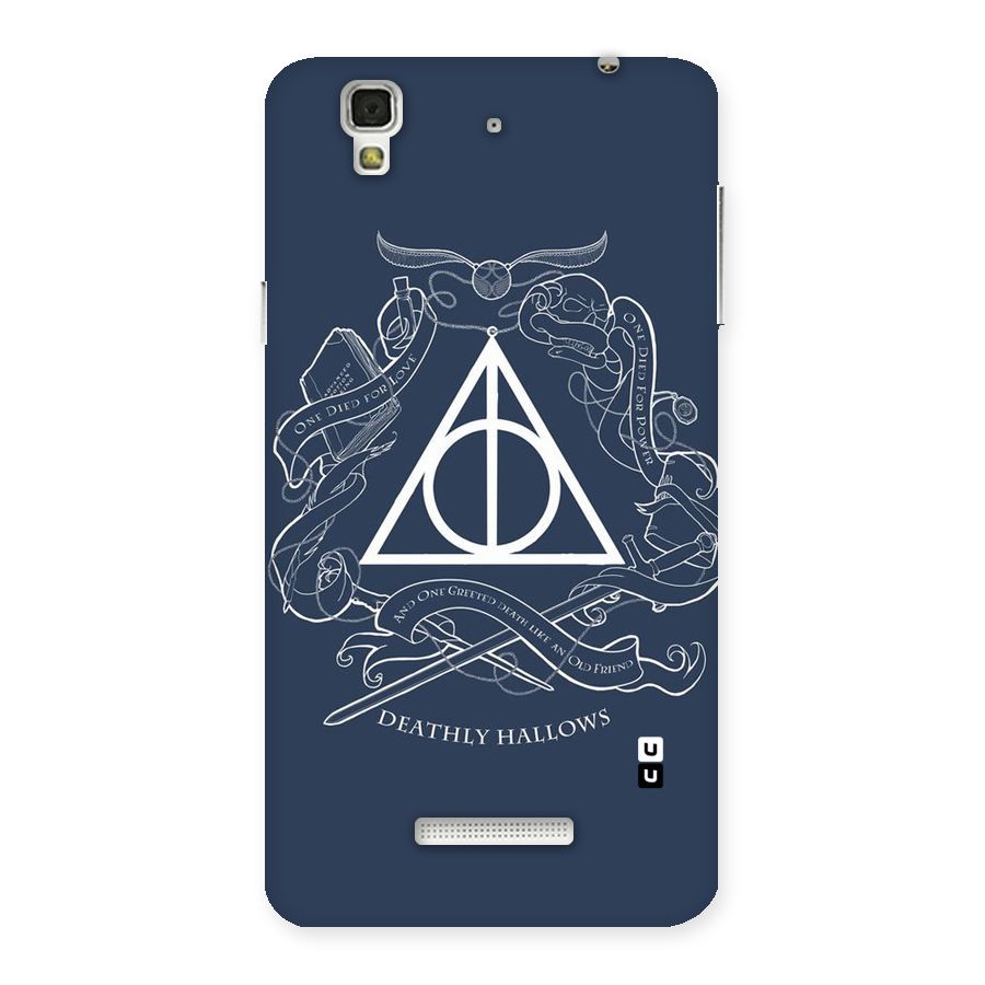 Triangle Blue Back Case for Yu Yureka
