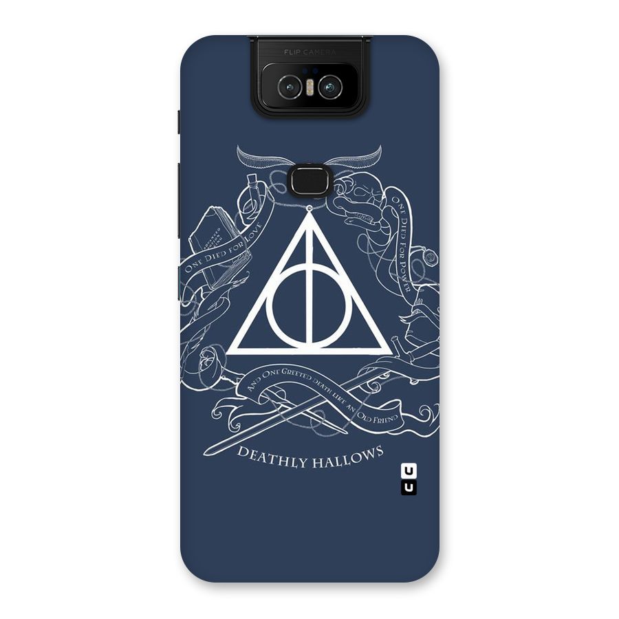 Triangle Blue Back Case for Zenfone 6z