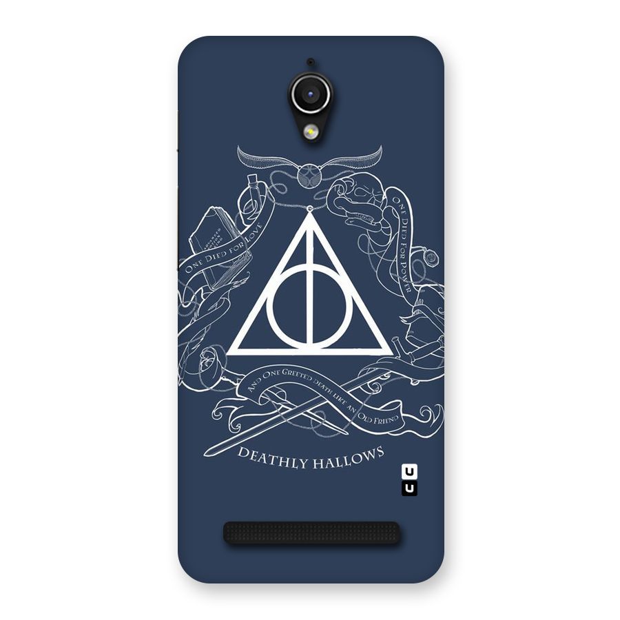Triangle Blue Back Case for Zenfone Go