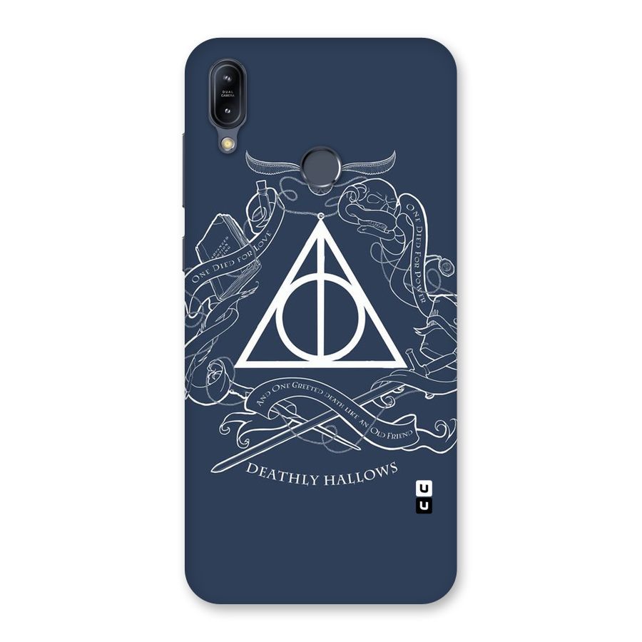 Triangle Blue Back Case for Zenfone Max M2