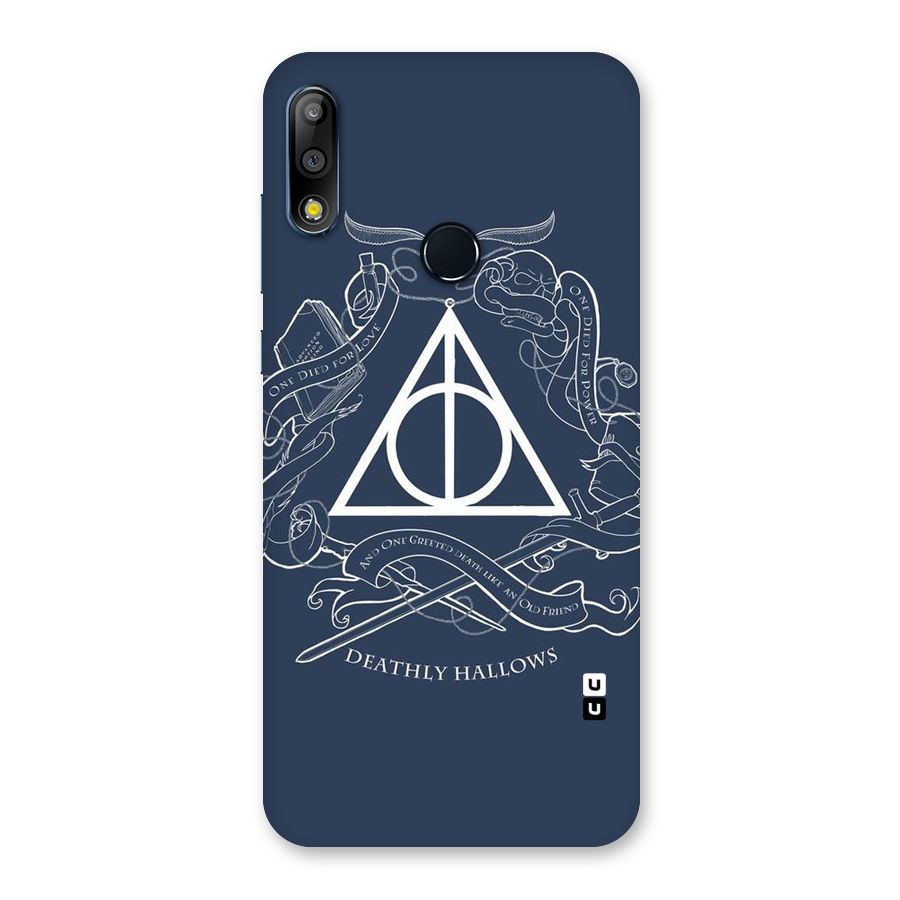 Triangle Blue Back Case for Zenfone Max Pro M2