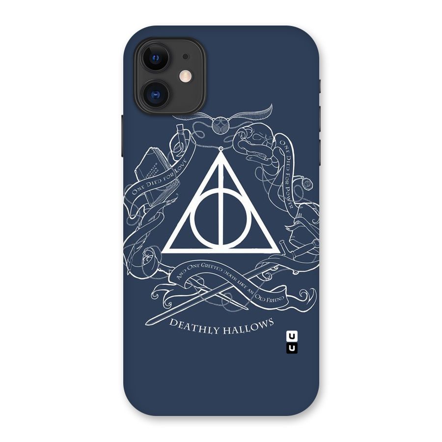 Triangle Blue Back Case for iPhone 11