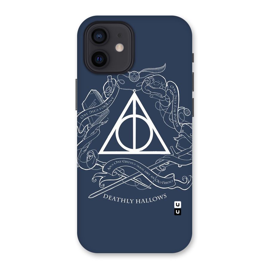 Triangle Blue Back Case for iPhone 12