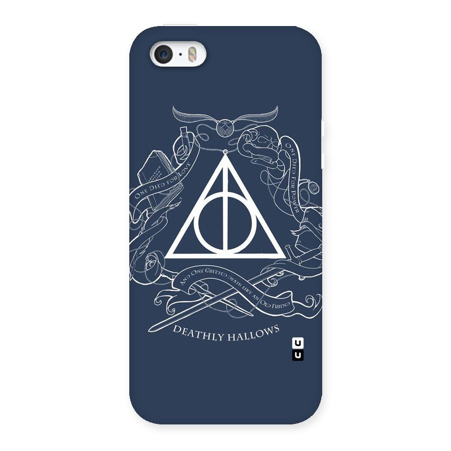 Triangle Blue Back Case for iPhone 5 5S