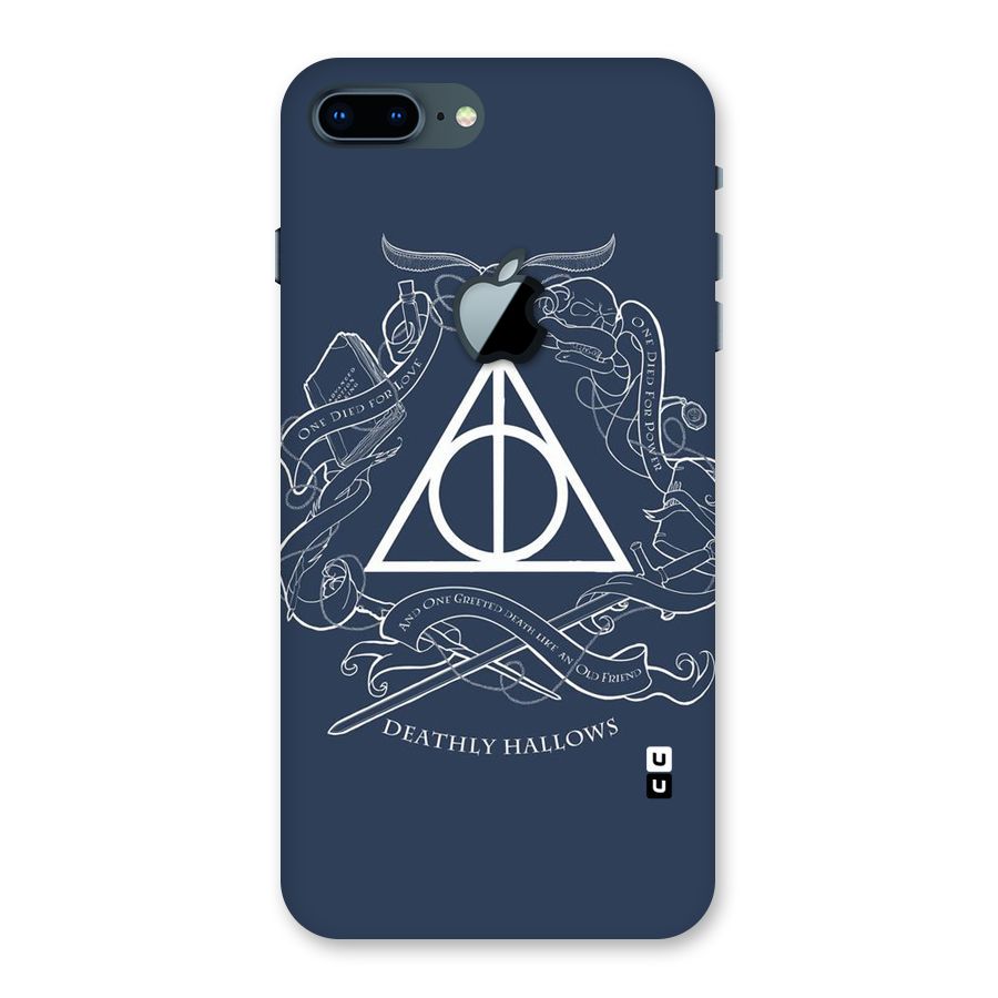 Triangle Blue Back Case for iPhone 7 Plus Apple Cut