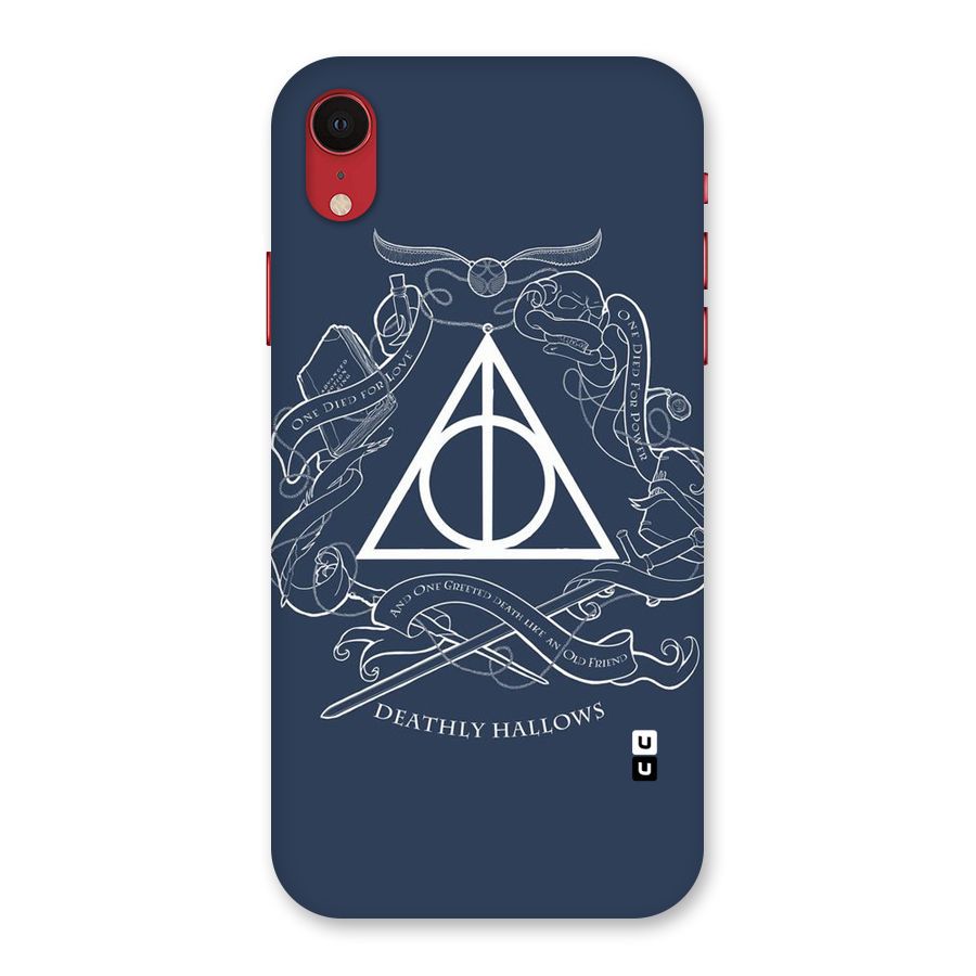 Triangle Blue Back Case for iPhone XR