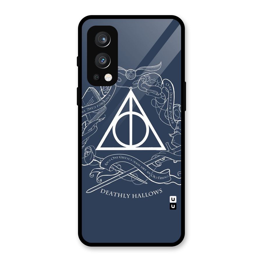 Triangle Blue Glass Back Case for OnePlus Nord 2 5G