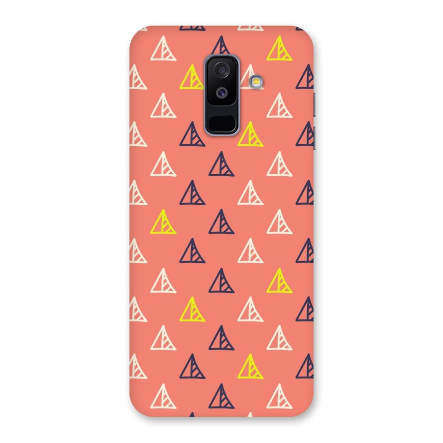 Triangular Boho Pattern Back Case for Galaxy A6 Plus