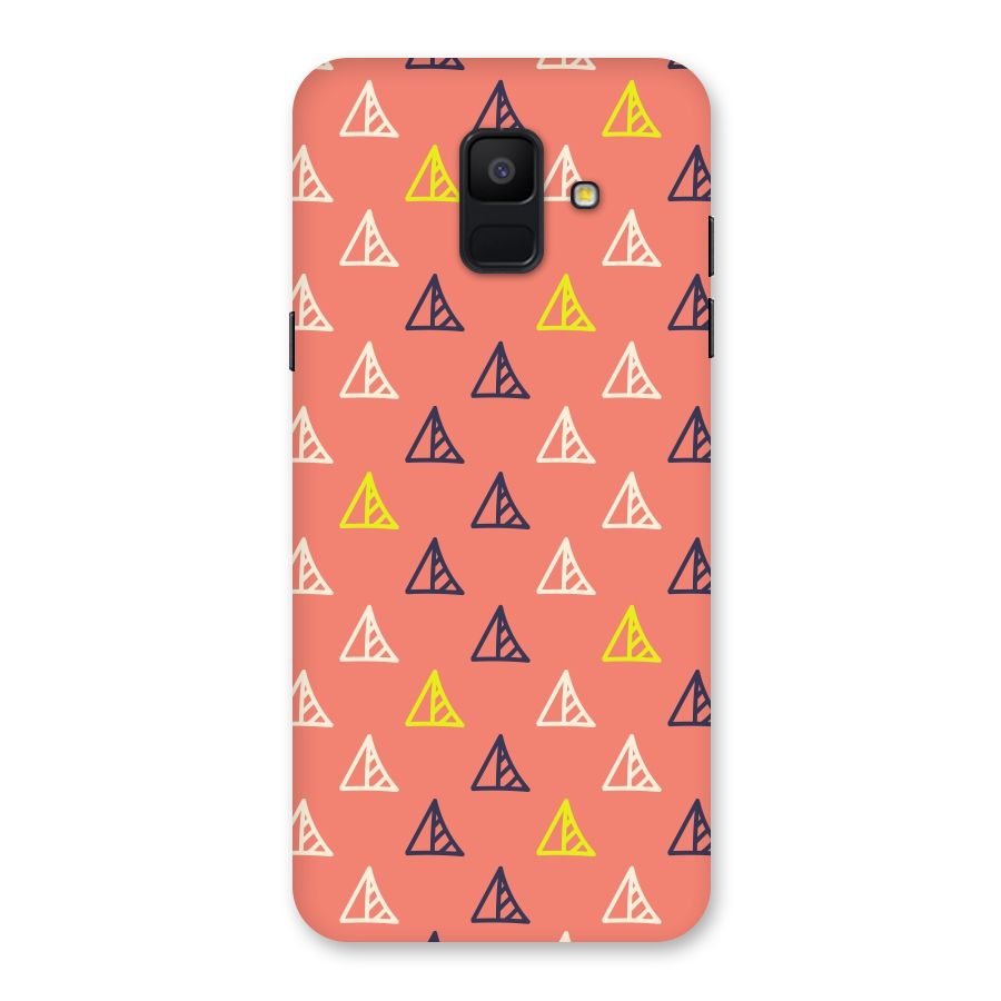 Triangular Boho Pattern Back Case for Galaxy A6 (2018)