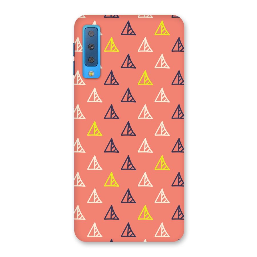 Triangular Boho Pattern Back Case for Galaxy A7 (2018)