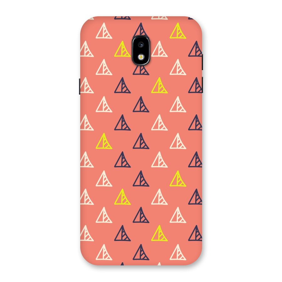 Triangular Boho Pattern Back Case for Galaxy J7 Pro