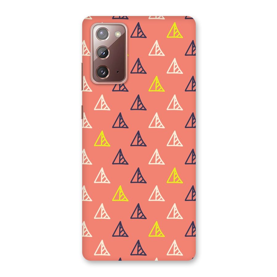 Triangular Boho Pattern Back Case for Galaxy Note 20