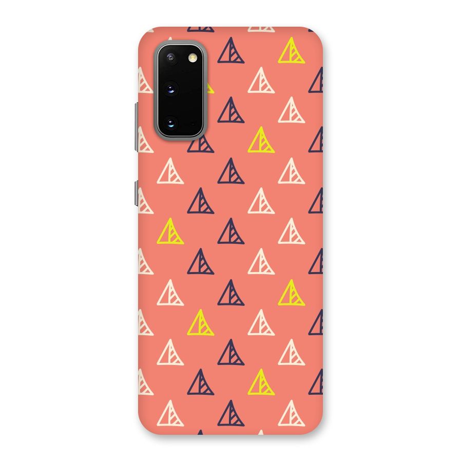 Triangular Boho Pattern Back Case for Galaxy S20