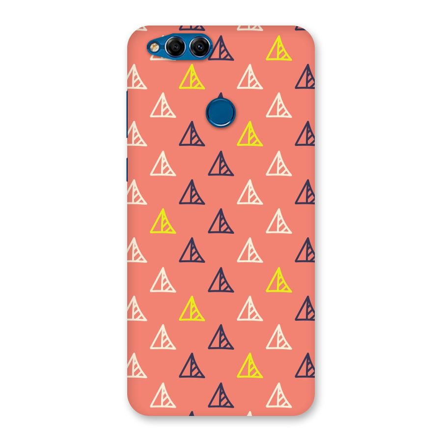 Triangular Boho Pattern Back Case for Honor 7X