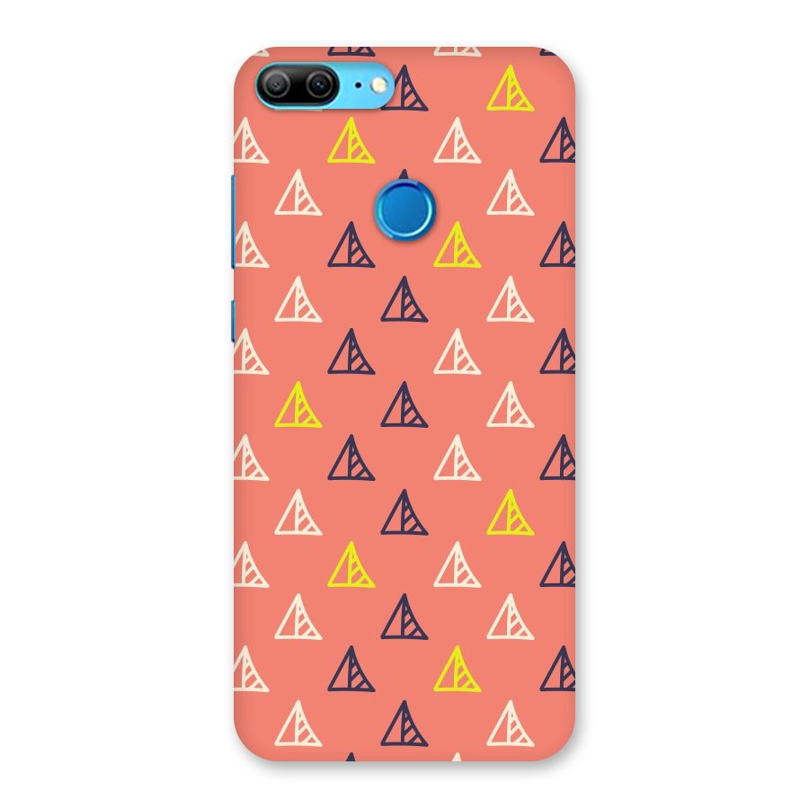 Triangular Boho Pattern Back Case for Honor 9 Lite