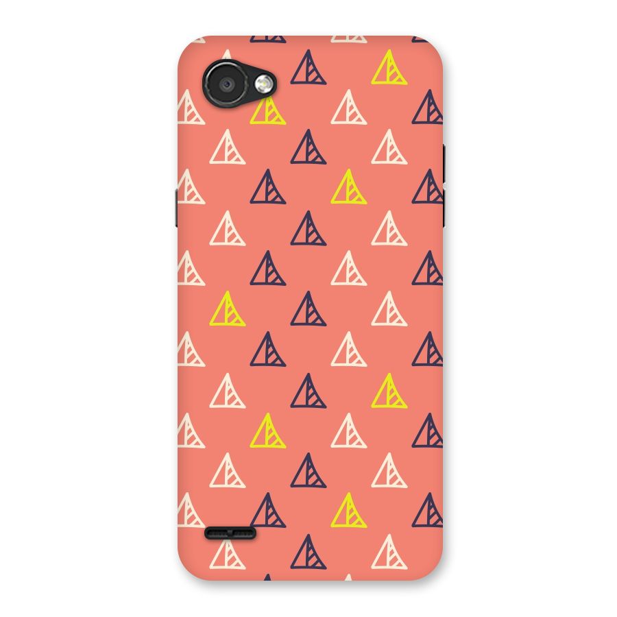 Triangular Boho Pattern Back Case for LG Q6
