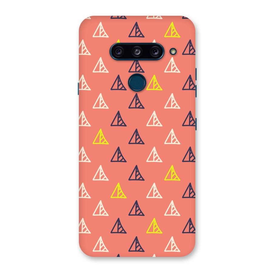 Triangular Boho Pattern Back Case for LG  V40 ThinQ