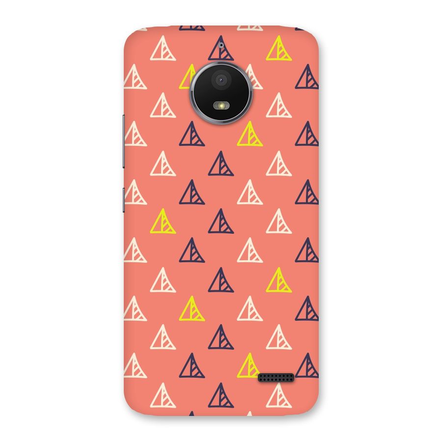 Triangular Boho Pattern Back Case for Moto E4