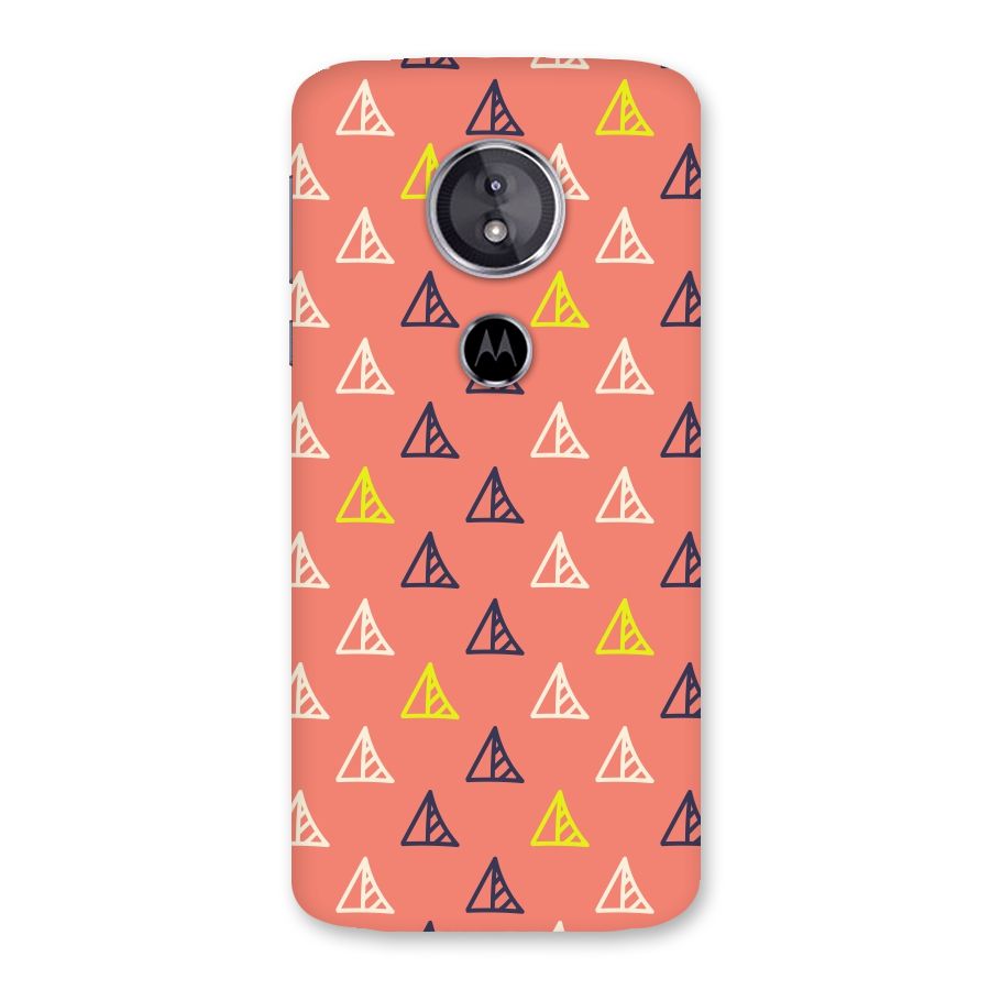 Triangular Boho Pattern Back Case for Moto E5