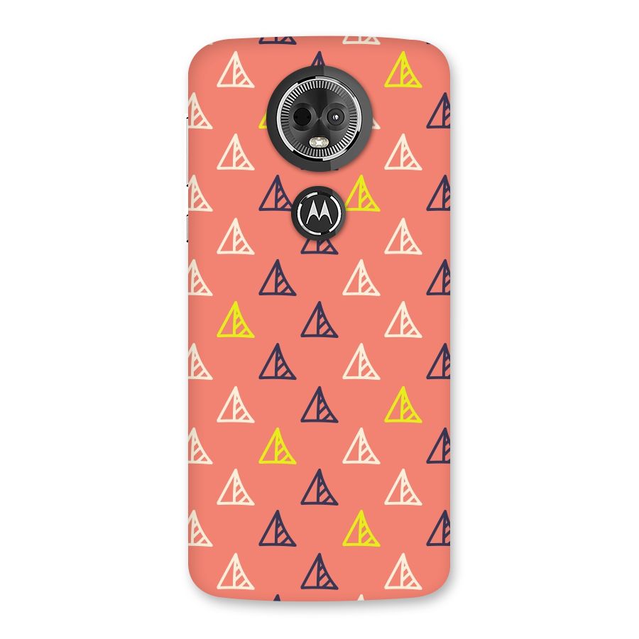 Triangular Boho Pattern Back Case for Moto E5 Plus