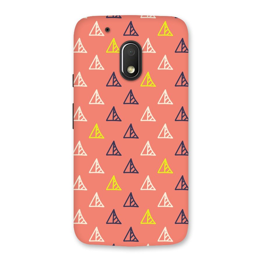 Triangular Boho Pattern Back Case for Moto G4 Play