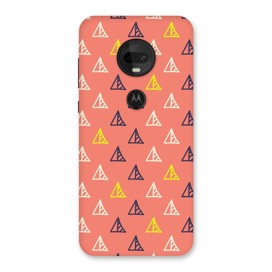 Triangular Boho Pattern Back Case for Moto G7