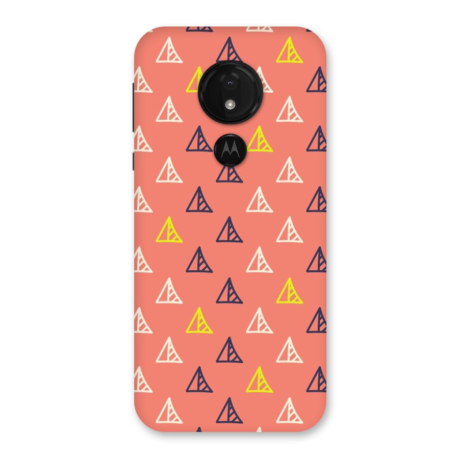 Triangular Boho Pattern Back Case for Moto G7 Power