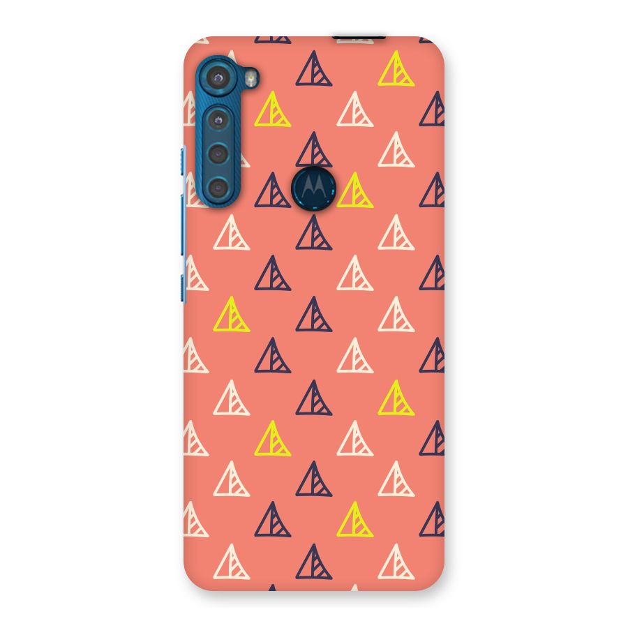 Triangular Boho Pattern Back Case for Motorola One Fusion Plus