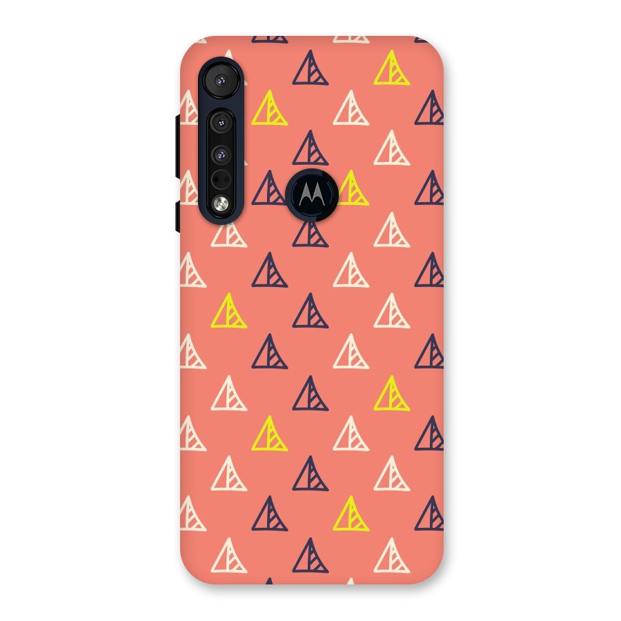 Triangular Boho Pattern Back Case for Motorola One Macro