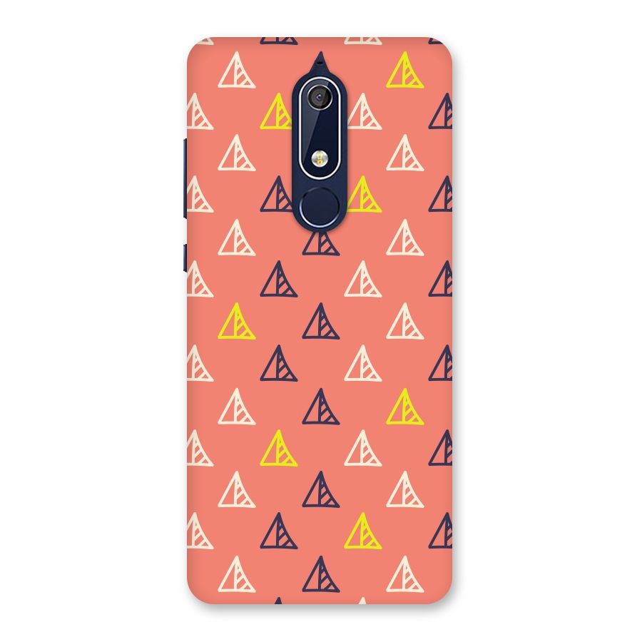 Triangular Boho Pattern Back Case for Nokia 5.1