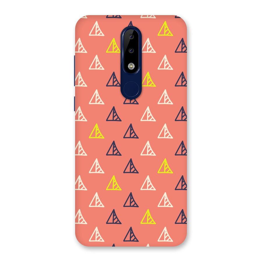 Triangular Boho Pattern Back Case for Nokia 5.1 Plus