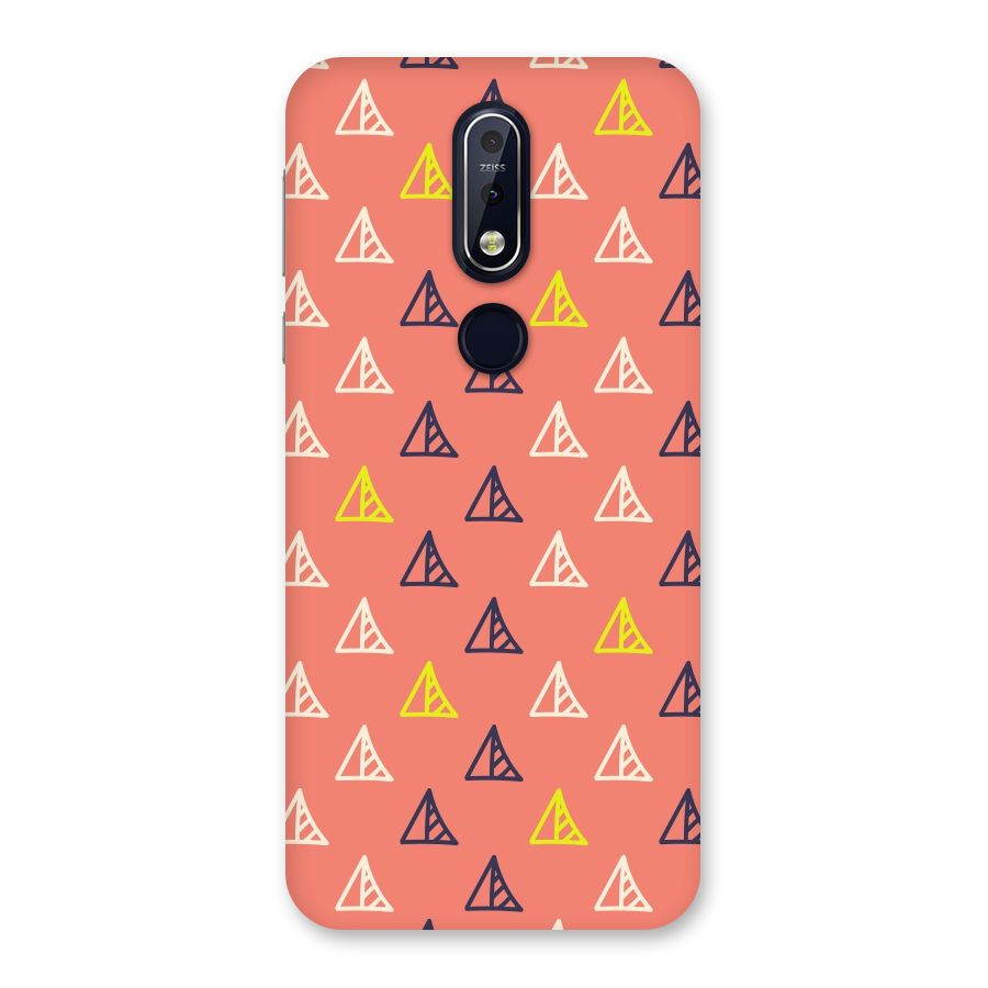 Triangular Boho Pattern Back Case for Nokia 7.1