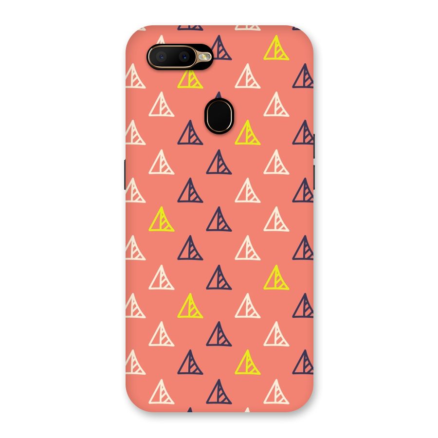 Triangular Boho Pattern Back Case for Oppo A5s