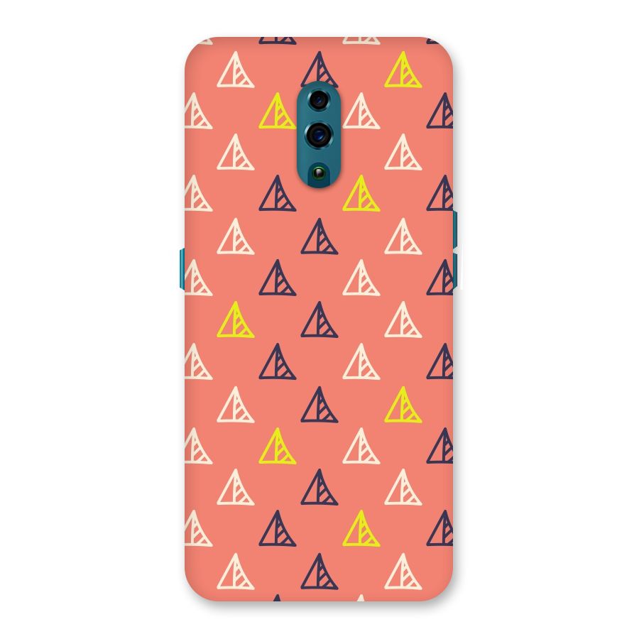 Triangular Boho Pattern Back Case for Oppo Reno