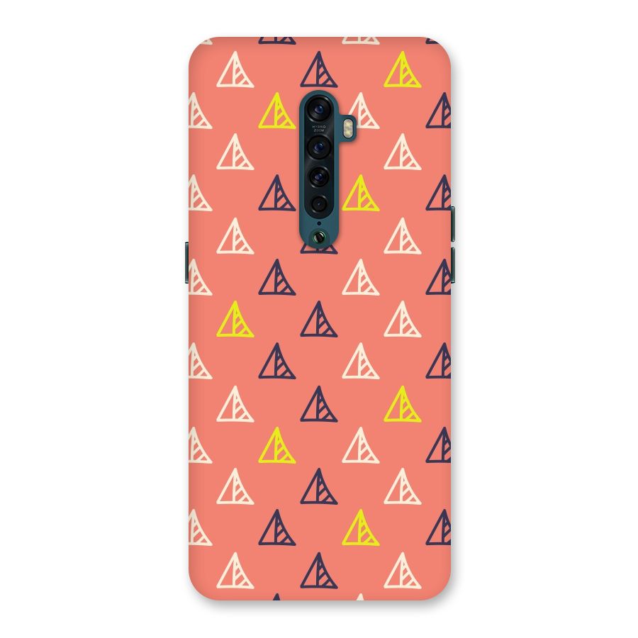 Triangular Boho Pattern Back Case for Oppo Reno2