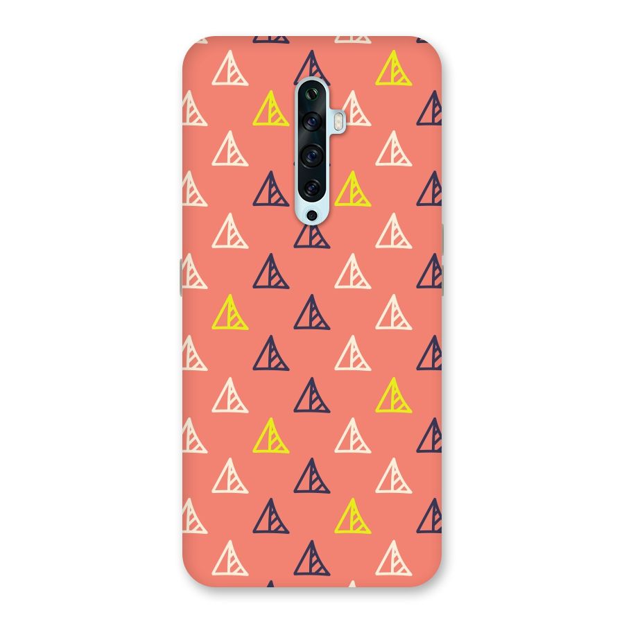 Triangular Boho Pattern Back Case for Oppo Reno2 Z