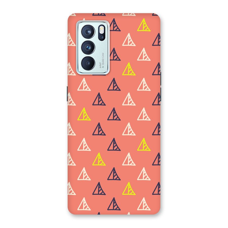 Triangular Boho Pattern Back Case for Oppo Reno6 Pro 5G