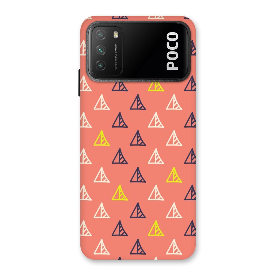 Triangular Boho Pattern Back Case for Poco M3