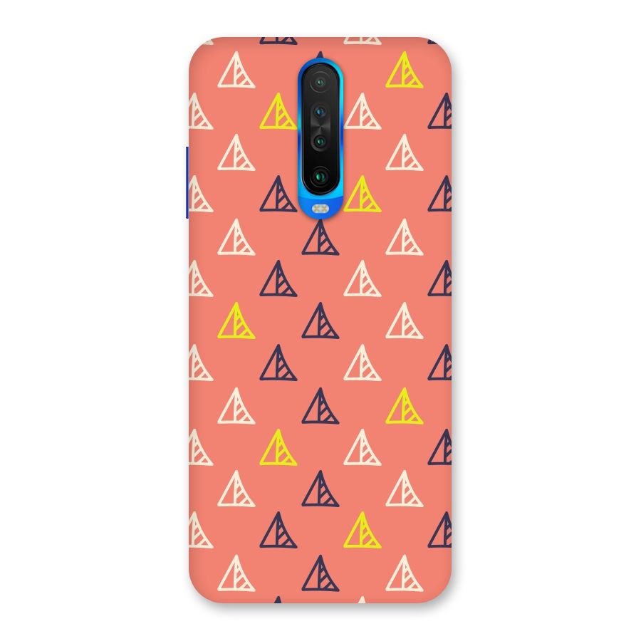 Triangular Boho Pattern Back Case for Poco X2