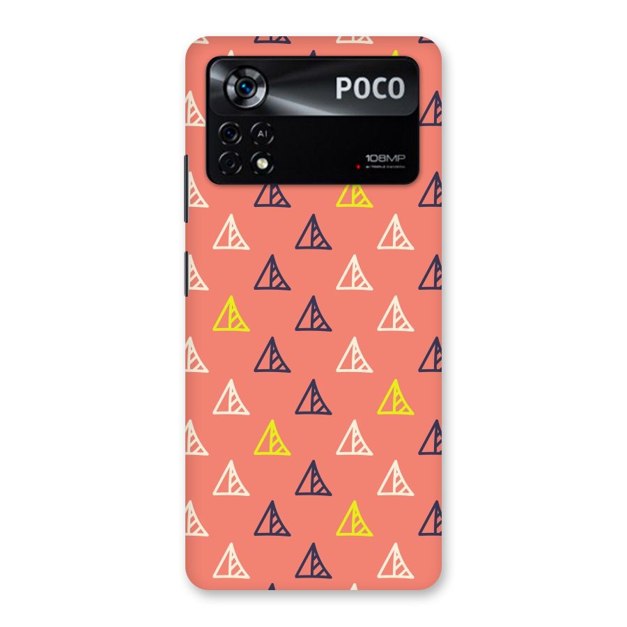 Triangular Boho Pattern Back Case for Poco X4 Pro 5G