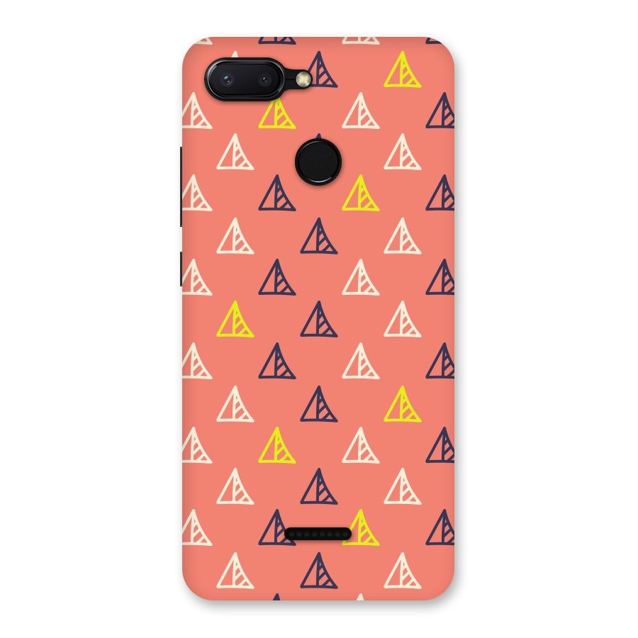 Triangular Boho Pattern Back Case for Redmi 6