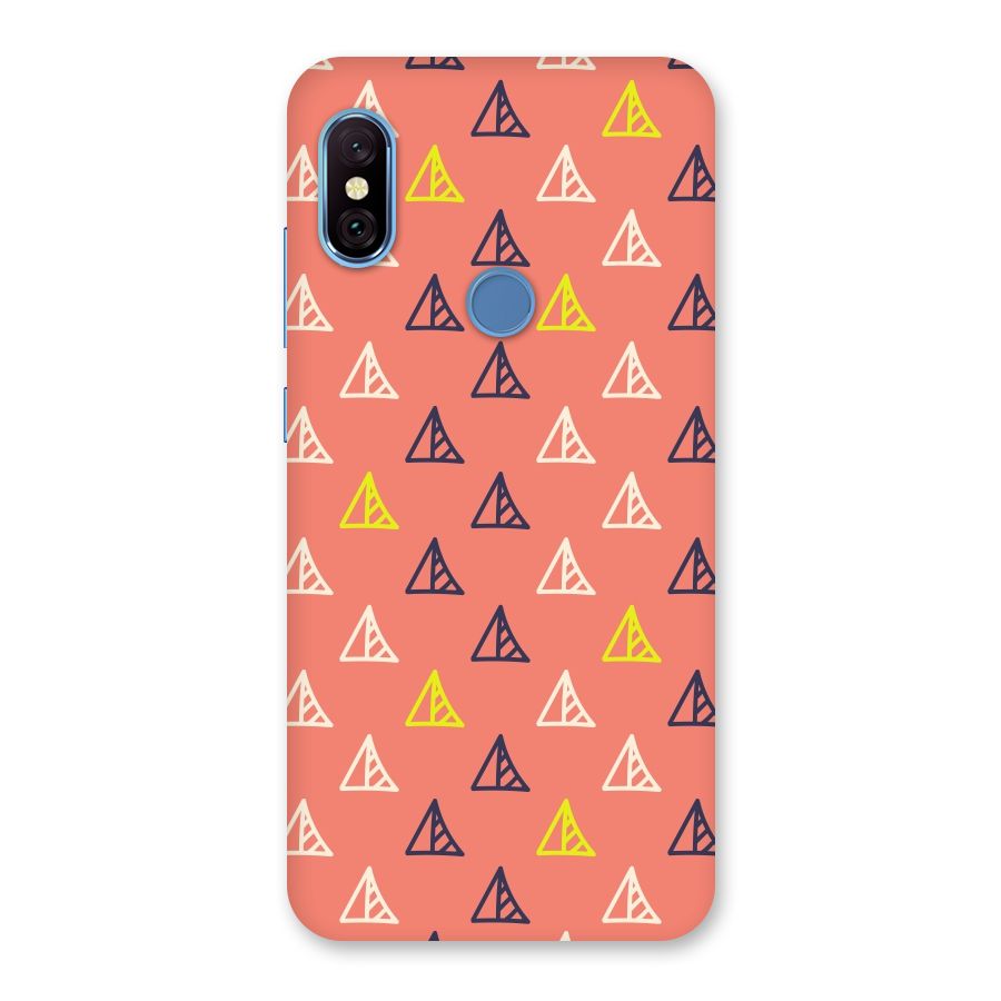 Triangular Boho Pattern Back Case for Redmi Note 6 Pro