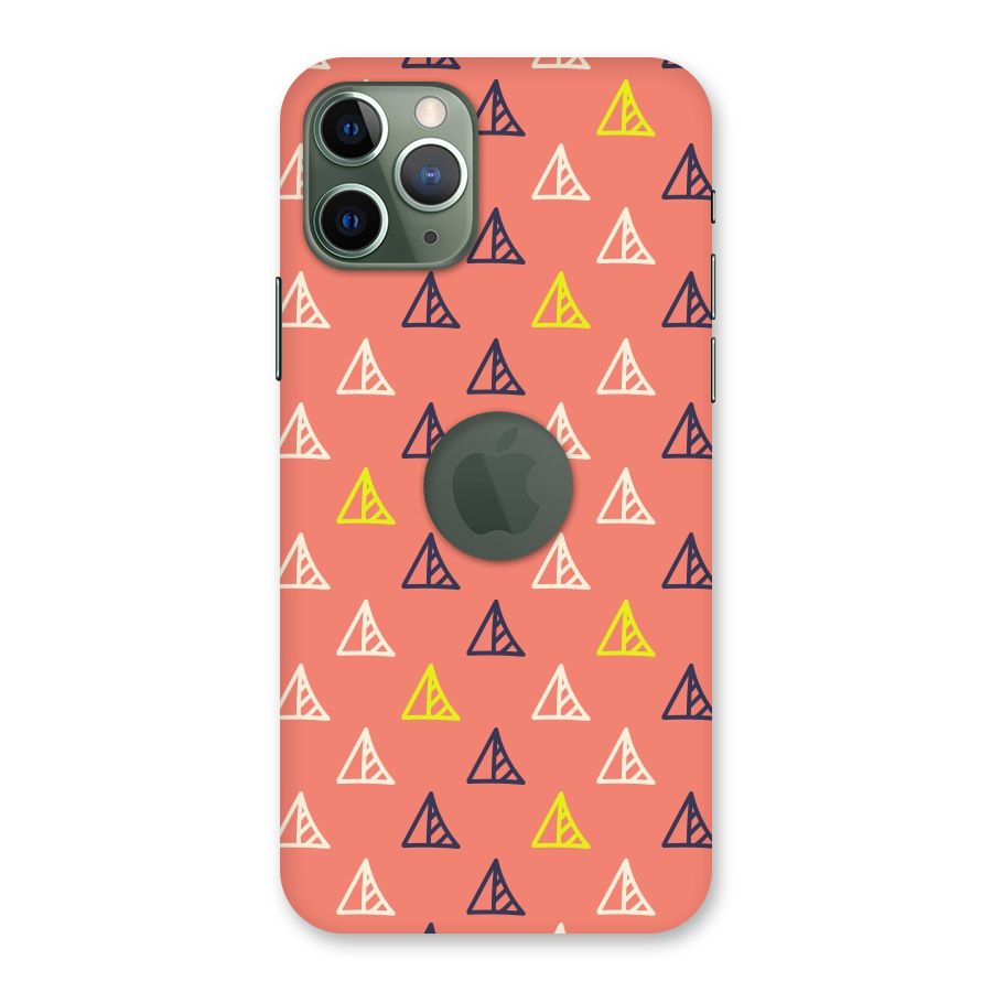 Triangular Boho Pattern Back Case for iPhone 11 Pro Logo  Cut