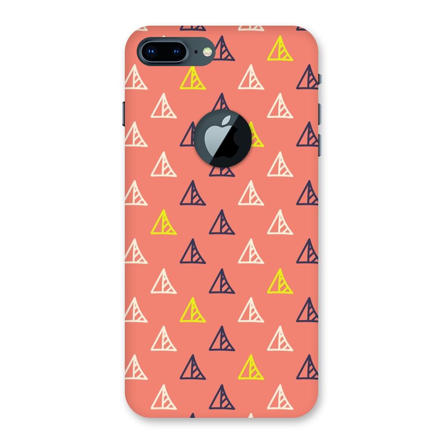 Triangular Boho Pattern Back Case for iPhone 7 Plus Logo Cut
