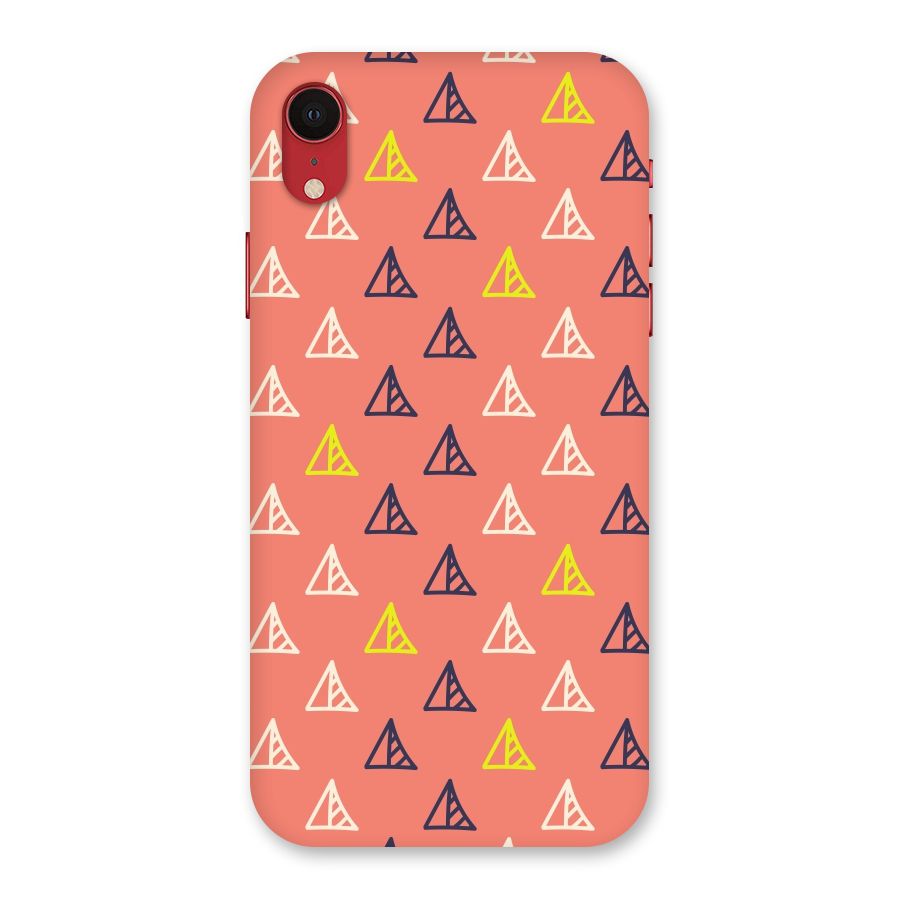 Triangular Boho Pattern Back Case for iPhone XR