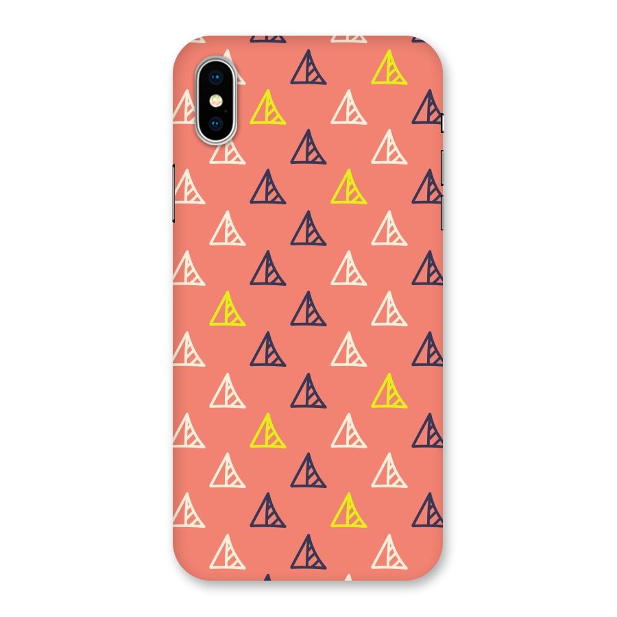 Triangular Boho Pattern Back Case for iPhone XS
